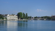 Inselhotel und Rheinbrücke